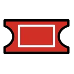Admission Tickets SVG Icon